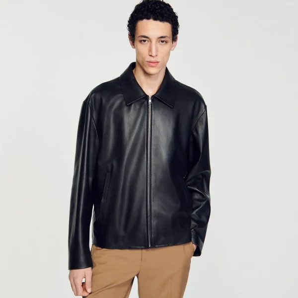 Discount Blouson En Cuir D'agneau Homme Manteaux & Blousons