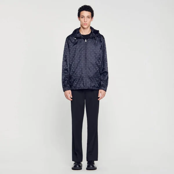 Outlet Blouson En Nylon Square Cross Homme Manteaux & Blousons