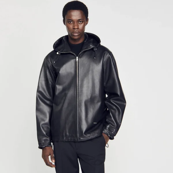 New Blouson Oversize En Cuir Homme Cuirs | Manteaux & Blousons