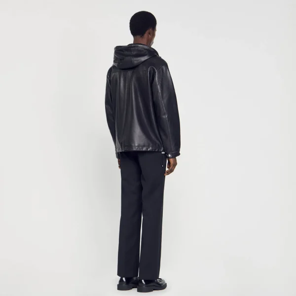 New Blouson Oversize En Cuir Homme Cuirs | Manteaux & Blousons