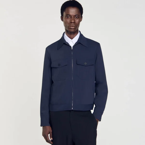 New Blouson Zippé Homme Manteaux & Blousons