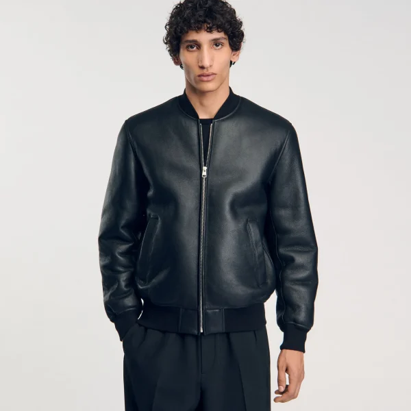 Online Bomber En Shearling Homme Manteaux & Blousons