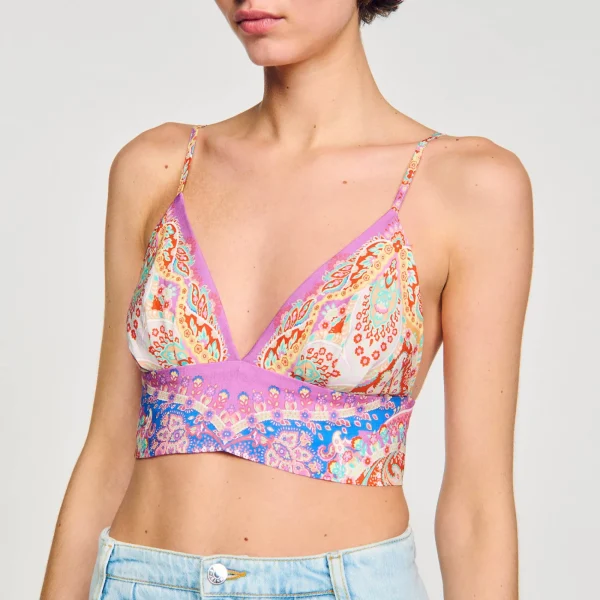 Cheap Brassière Imprimée Femme Tops & Chemises