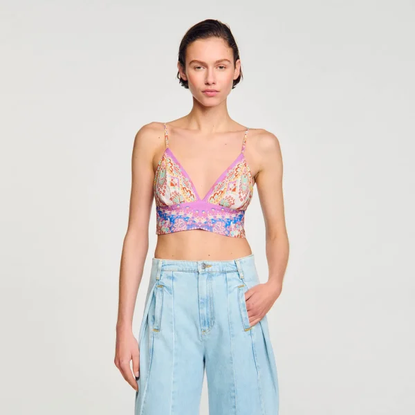 Cheap Brassière Imprimée Femme Tops & Chemises