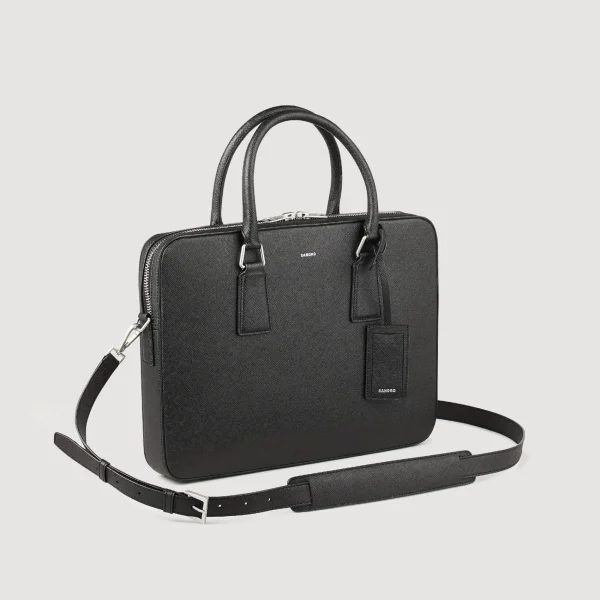 Outlet Briefcase Slim En Cuir Reconstitué Homme Sacs À Bandoulière | Sacs Business