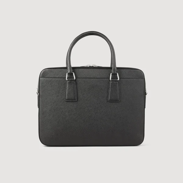 Outlet Briefcase Slim En Cuir Reconstitué Homme Sacs À Bandoulière | Sacs Business