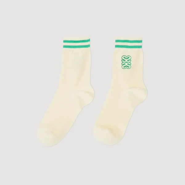 Cheap Chaussettes Brodées Femme Chaussettes