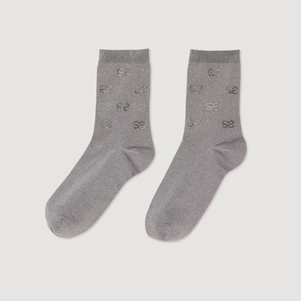 Cheap Chaussettes Strassées Femme Chaussettes