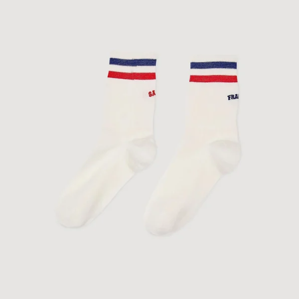 Fashion Chaussettes Tricolores Femme Chaussettes