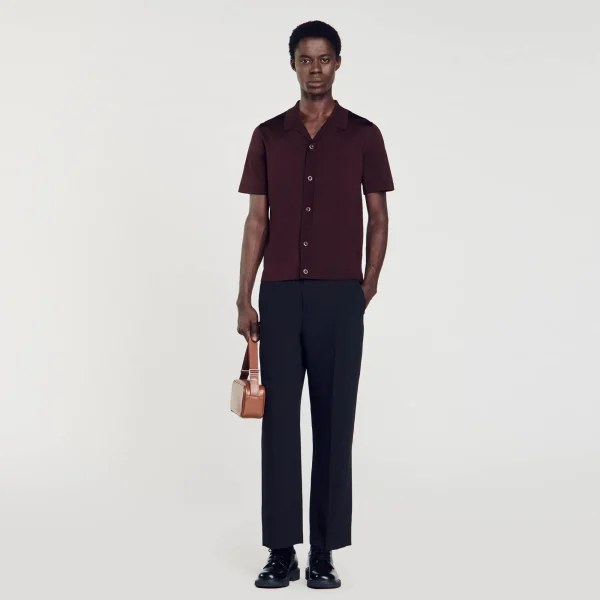 Sale Chemise à Manches Courtes Homme Pulls & Gilets | Chemises