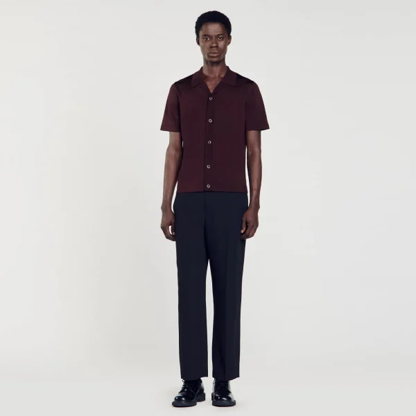 Sale Chemise à Manches Courtes Homme Pulls & Gilets | Chemises