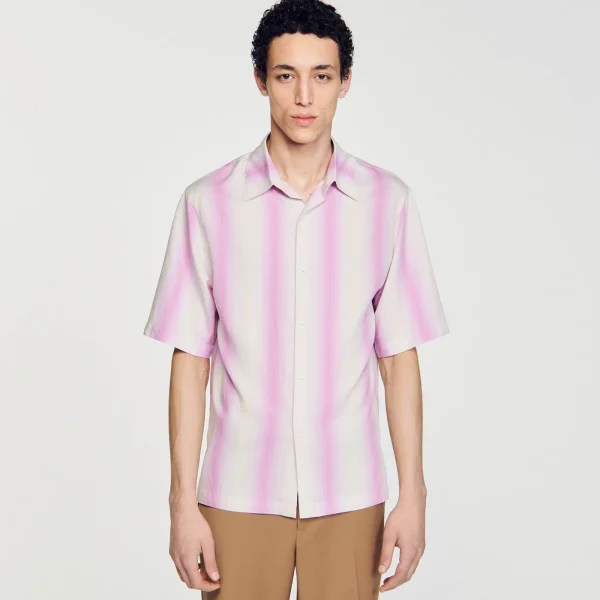 Fashion Chemise à Rayures Homme Chemises