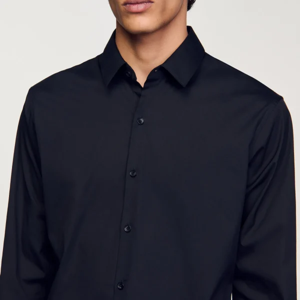 Discount Chemise Ajustée En Coton Stretch Homme Chemises