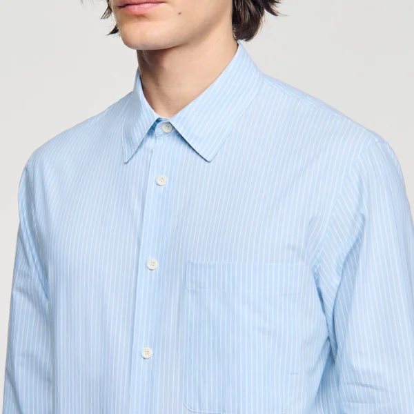 Store Chemise En Coton Homme Chemises