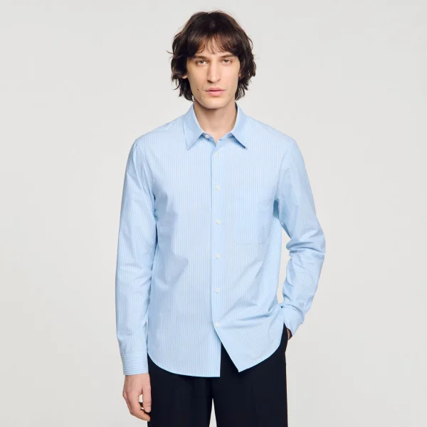 Store Chemise En Coton Homme Chemises