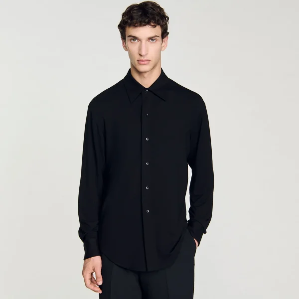 Store Chemise En Jersey Homme Chemises