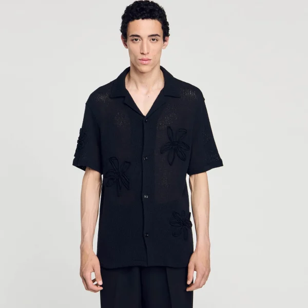 Cheap Chemise En Maille à Fleurs Homme Pulls & Gilets | Chemises