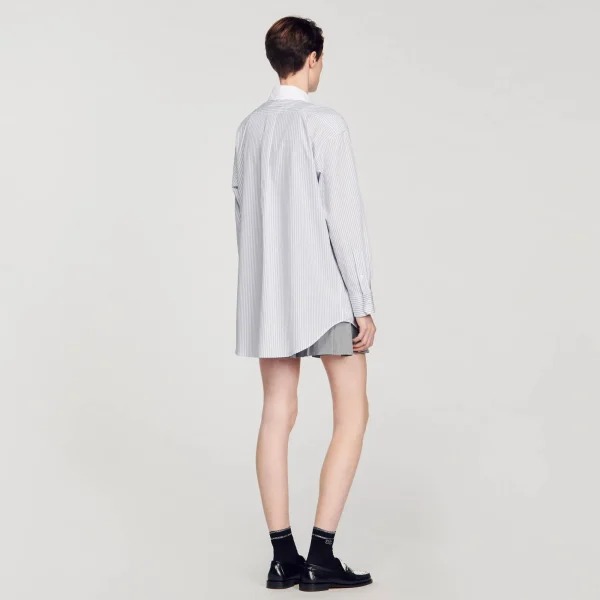 New Chemise Oversized à Rayures Femme Tops & Chemises