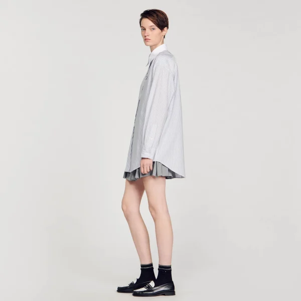 New Chemise Oversized à Rayures Femme Tops & Chemises