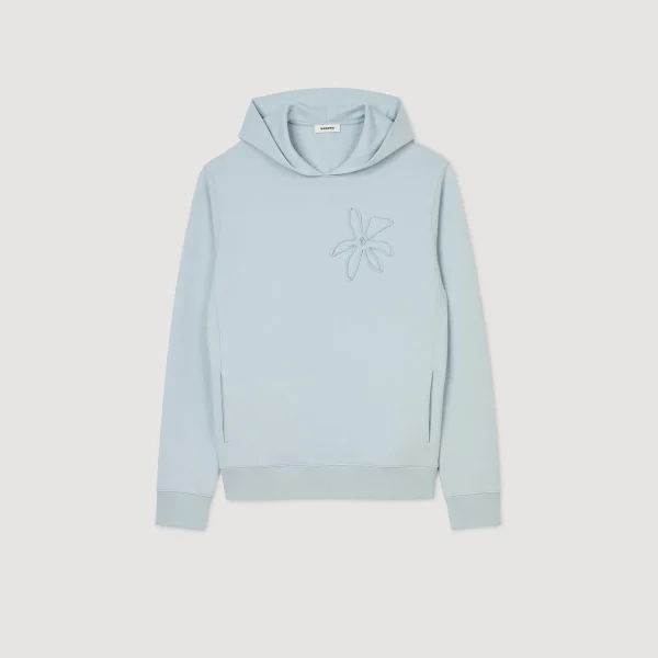 Outlet Hoodie Fleur à Capuche Homme Sweats & Joggings