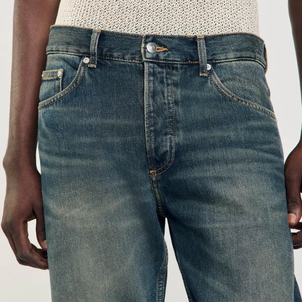 Best Sale Jean Regular Délavé Homme Jeans