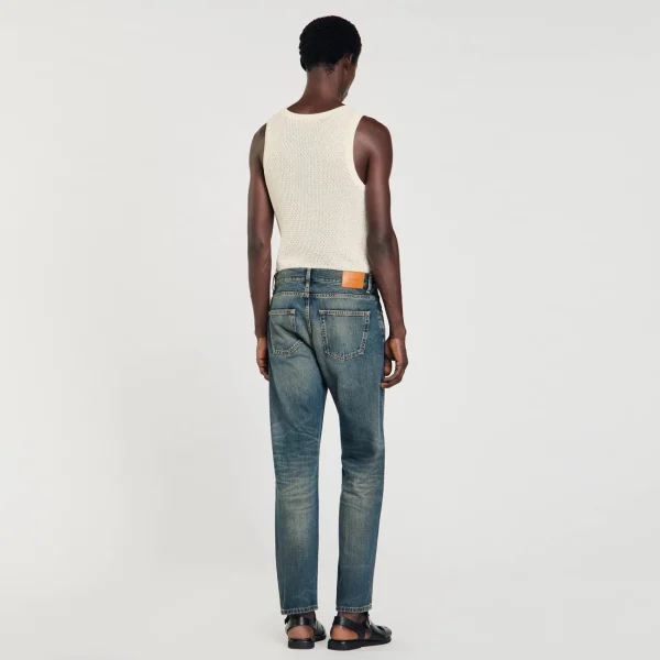 Best Sale Jean Regular Délavé Homme Jeans