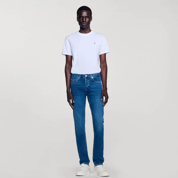 Sale Jean Slim Avec Délavage Waterless Homme Jeans