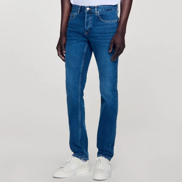 Sale Jean Slim Avec Délavage Waterless Homme Jeans