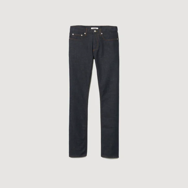 Outlet Jean étroit Avec Délavage Waterless Homme Jeans