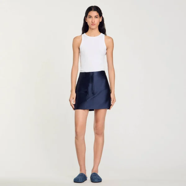 Shop Jupe Courte Satinée Femme Jupes & Shorts