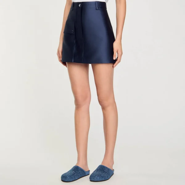 Shop Jupe Courte Satinée Femme Jupes & Shorts