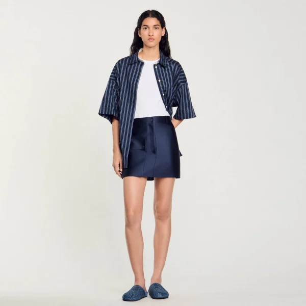 Shop Jupe Courte Satinée Femme Jupes & Shorts