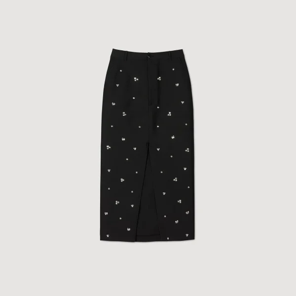 Flash Sale Jupe Droite Strassée Femme Ensembles | Jupes & Shorts