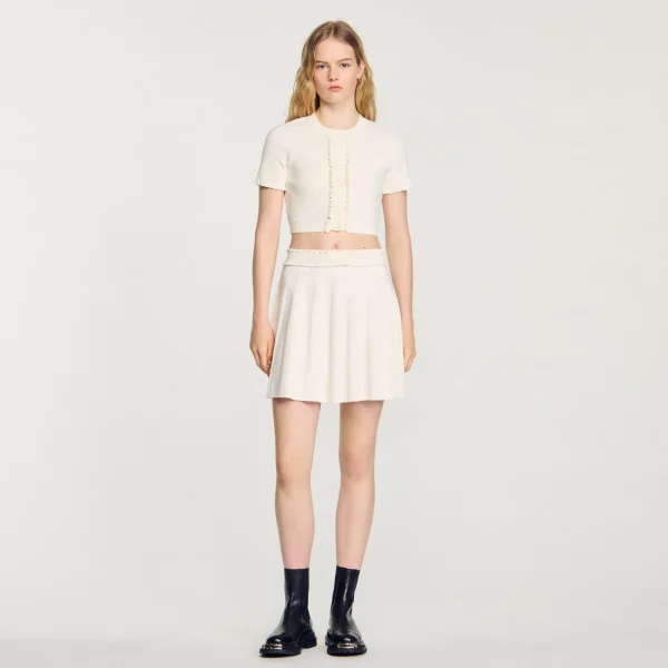 Sale Jupe En Maille Pointelle Femme Ensembles | Jupes & Shorts