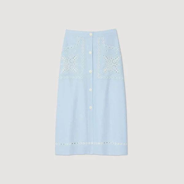 Best Sale Jupe Longue Brodée Femme Jupes & Shorts