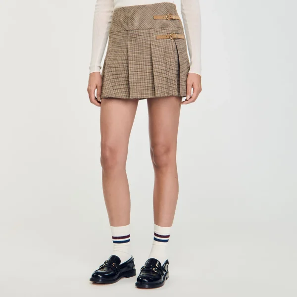 Shop Jupe Plissée Pied De Puce Femme Ensembles | Jupes & Shorts