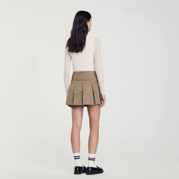 Shop Jupe Plissée Pied De Puce Femme Ensembles | Jupes & Shorts