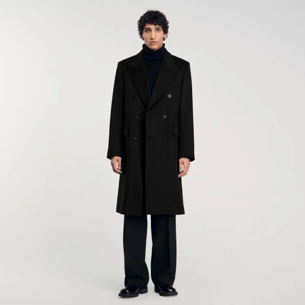 Fashion Manteau 3/4 Croisé Homme Manteaux & Blousons