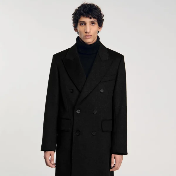 Fashion Manteau 3/4 Croisé Homme Manteaux & Blousons