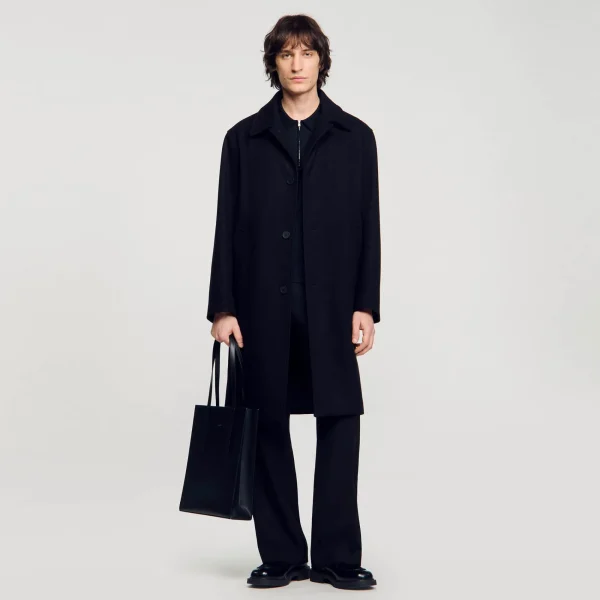 Cheap Manteau En Drap De Laine Homme Manteaux & Blousons