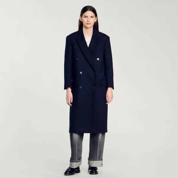 Flash Sale Manteau Long En Laine Mélangée Femme Manteaux