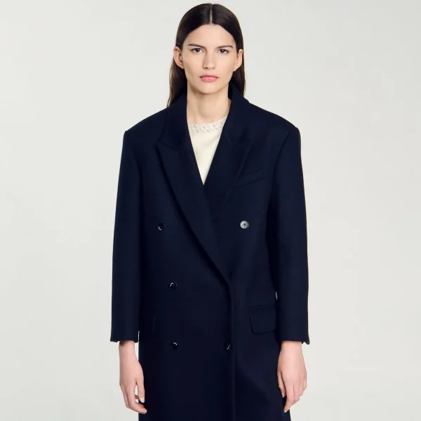 Flash Sale Manteau Long En Laine Mélangée Femme Manteaux