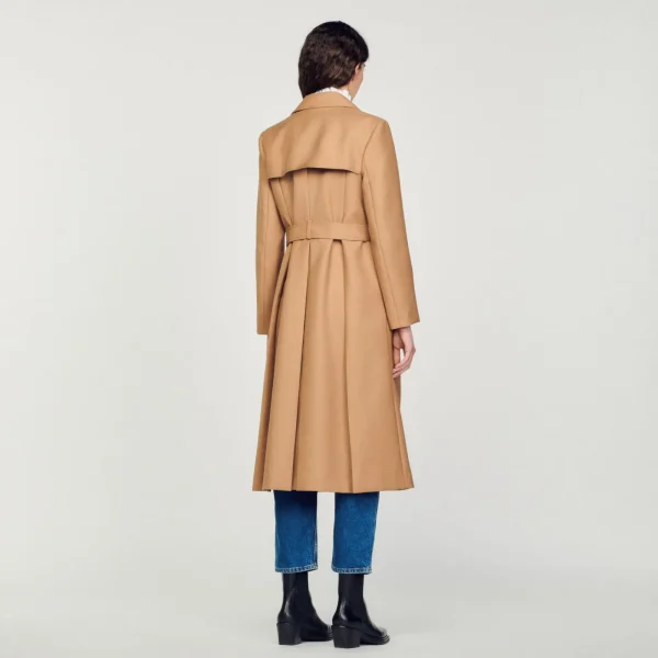 Hot Manteau Long Style Trench Femme Manteaux