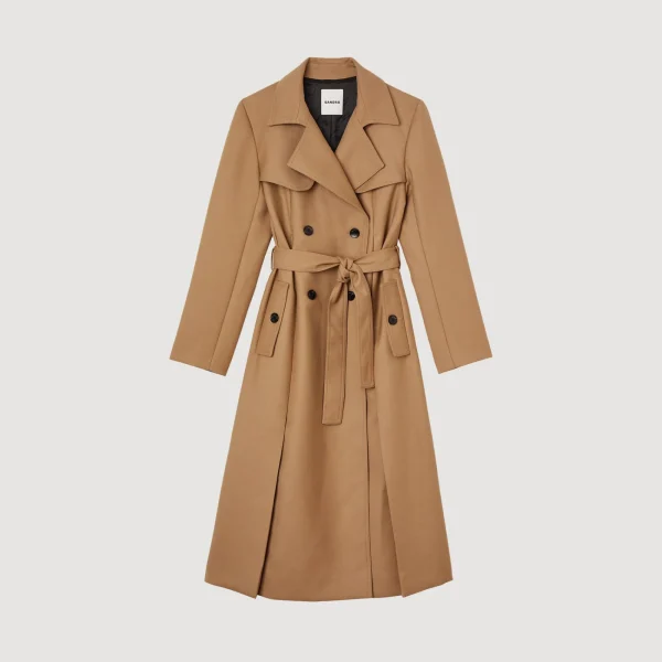 Hot Manteau Long Style Trench Femme Manteaux