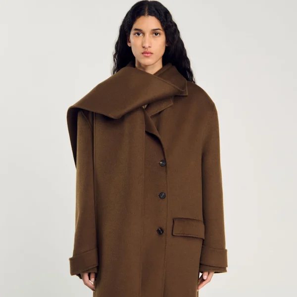 Best Sale Manteau Oversize En Laine Femme Manteaux