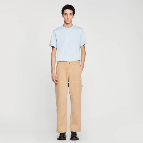 Cheap Pantalon Carpenter En Toile De Coton Homme Jeans | Pantalons & Shorts