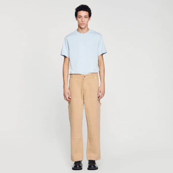 Cheap Pantalon Carpenter En Toile De Coton Homme Jeans | Pantalons & Shorts