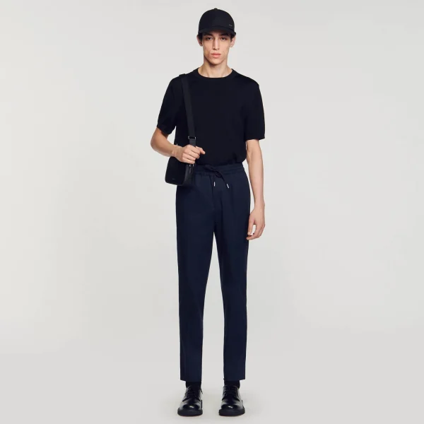 Cheap Pantalon Droit élastiqué Homme Pantalons & Shorts