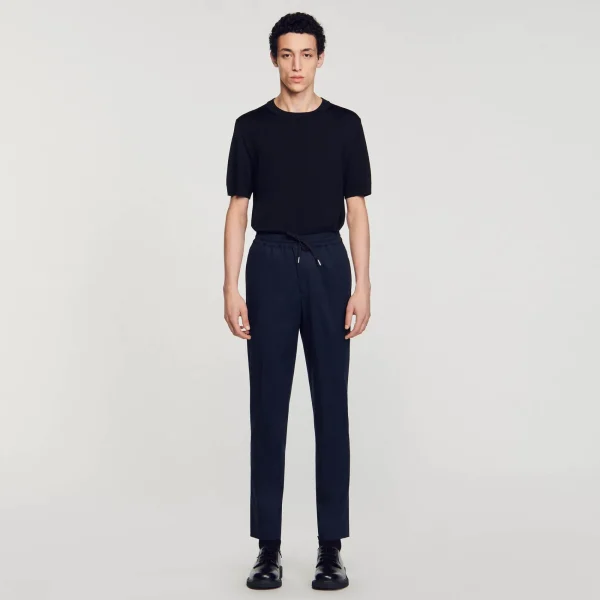 Cheap Pantalon Droit élastiqué Homme Pantalons & Shorts