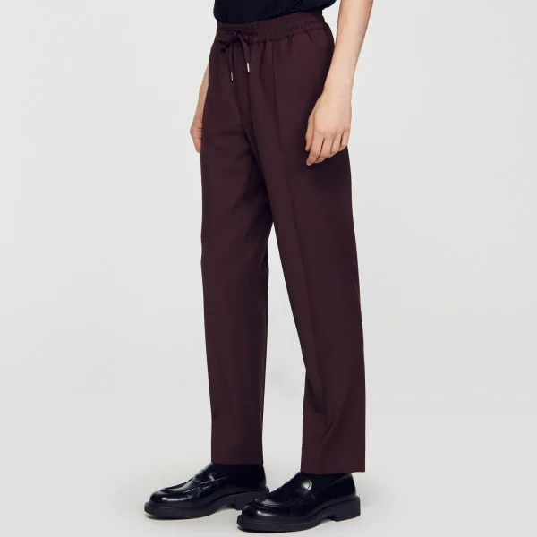 Online Pantalon Droit élastiqué Homme Pantalons & Shorts